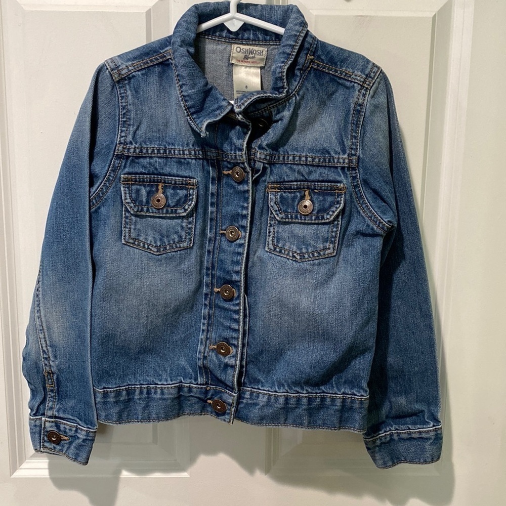 Oshkosh B’gosg Jean Jacket Button Close EUC